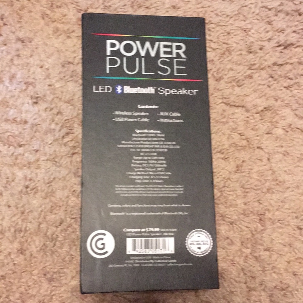Authentic MultiTech Audio Power Pulse LED Speaker - Picture 2 of 6